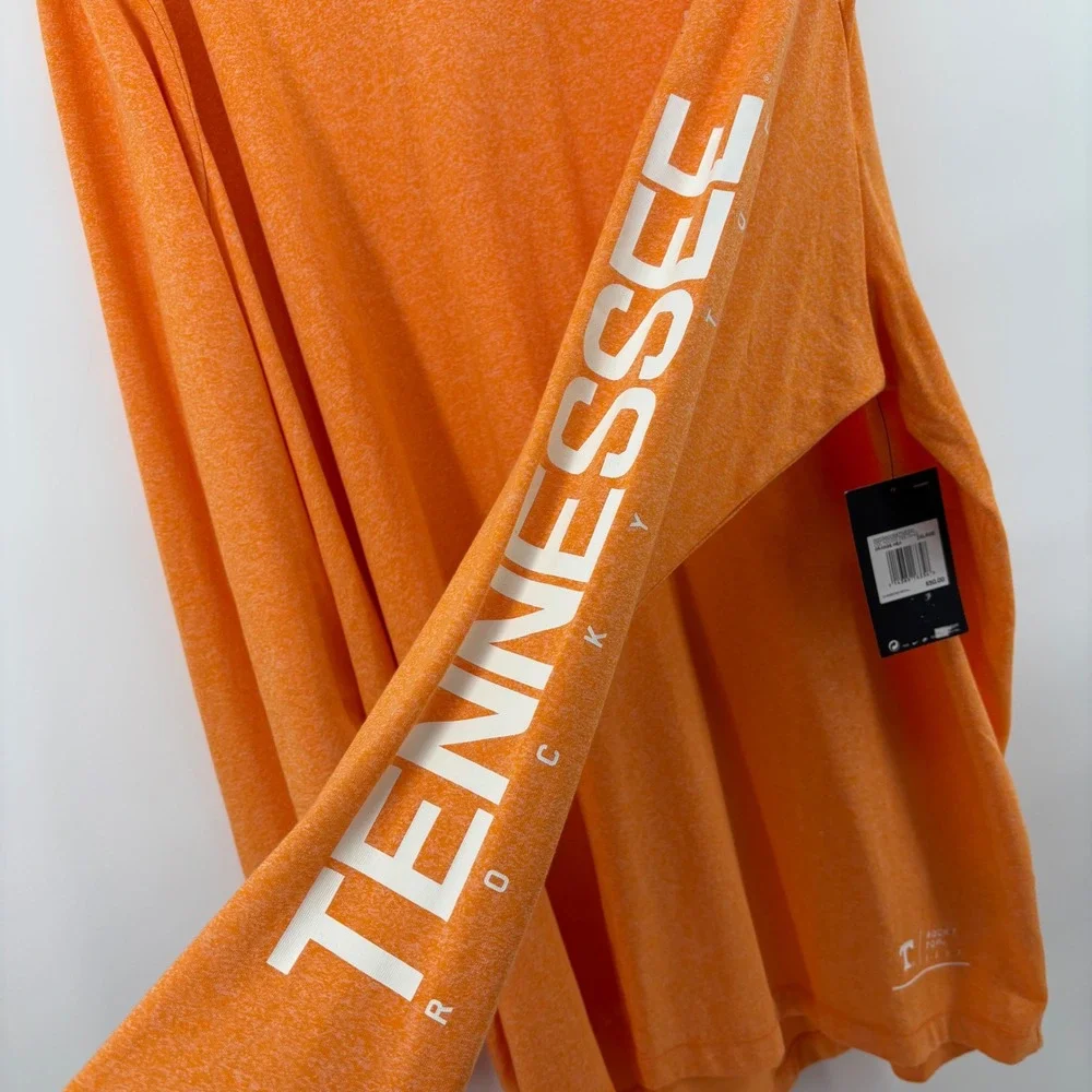 NEW Nike Mens Tennessee Volunteers Hoodie Tee 3XL Orange Heather Rocky Top